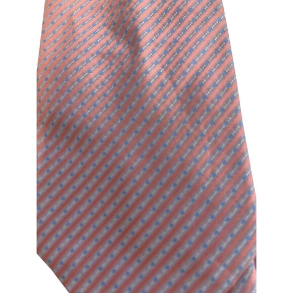 Hugo Boss & Pal Zileri Mens Silk Ties-Brown/Beige, Lavender Striped Made N Italy - Picture 3 of 9